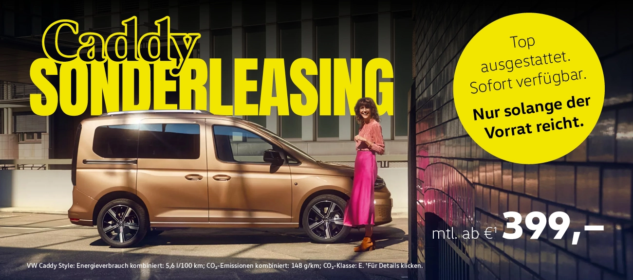 VW Caddy Sonderleasing